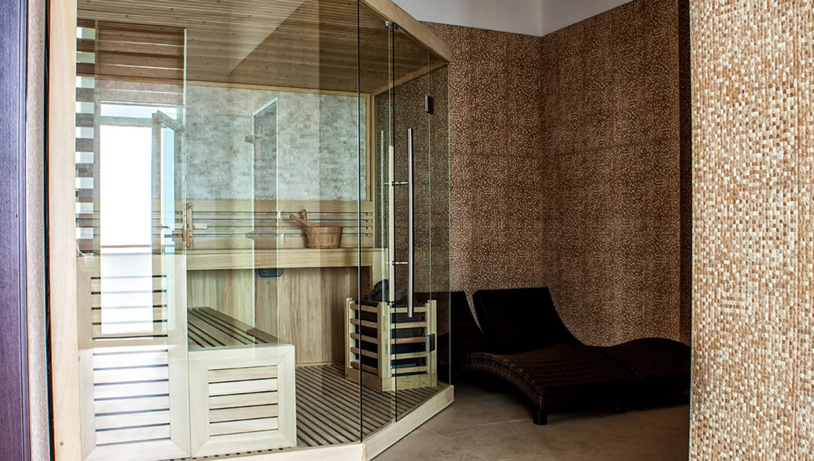 Sauna din Centrul SPA al Hotelului Malibu Mamaia